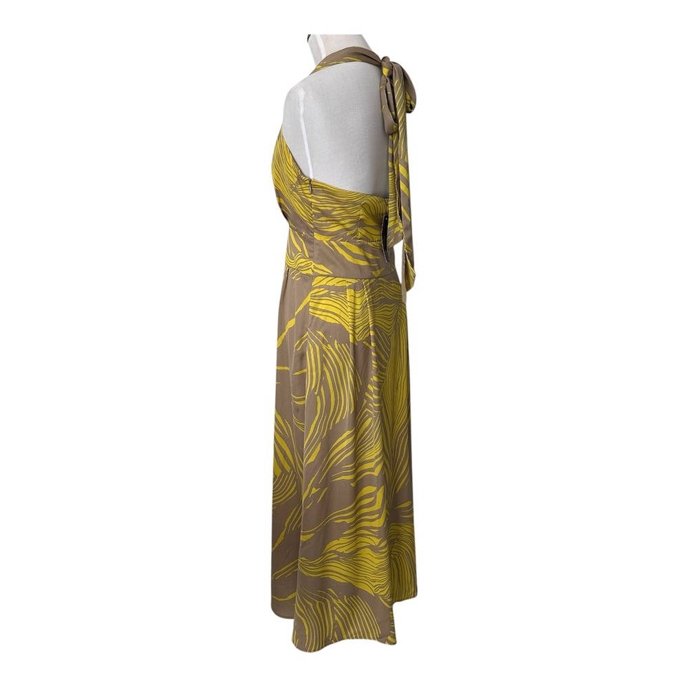Banana Republic Size-8/Petite Maxi Dress Tie Back Halter Botanica Printed $150 - Picture 14 of 16